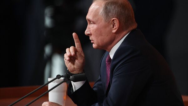 پوتین: ادعا ها در مورد مداخله روسیه در انتخابات ایالات متحده مزخرف و دروغ هستند - اسپوتنیک افغانستان  