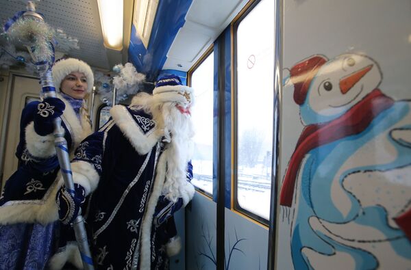 سنیگوروچکه بابا نویل در متروی مسکو - اسپوتنیک افغانستان  