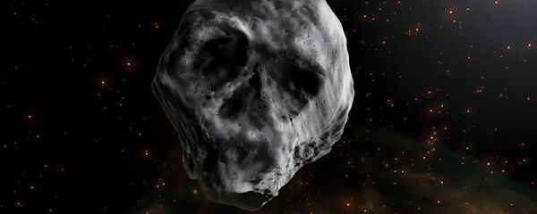 نزدیک  شدن شهاب سنگ شبیه به جمجمه  به زمین - اسپوتنیک افغانستان  