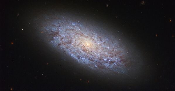 کهکشان NGC 5949 در صورت فلکی اژدها نقض قوانین توزیع ماده تاریک است - اسپوتنیک افغانستان  
