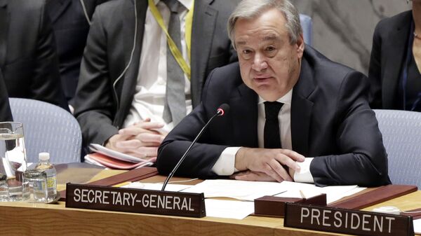 دبیرکل سازمان ملل: توافق روسیه و ترکیه در مورد ادلب زندگی ۳ میلیون نفر را نجات میدهد - اسپوتنیک افغانستان  