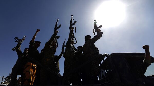 Бойцы группировки хуситов в Йемене  - اسپوتنیک افغانستان  