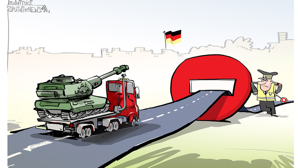 В Германии остановили конвой с американскими гаубицами - اسپوتنیک افغانستان  