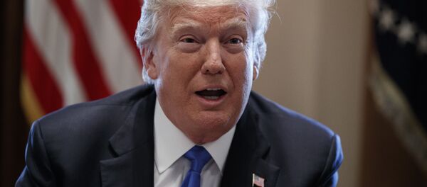 Президент США Дональд Трамп во время встречи с законодателями по вопросам иммиграционной политики в Белом доме - اسپوتنیک افغانستان  