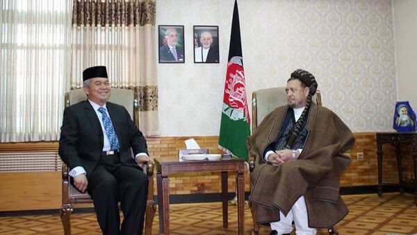 Встреча посла Индонезии с Мохагагом - اسپوتنیک افغانستان  