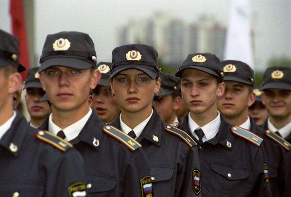 دانشجویان انستیتوت حقوق مسکو وزارت امور داخله روسیه، 1999 - اسپوتنیک افغانستان  