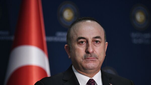 Министр иностранных дел Турции Мевлют Чавушоглу. Архивное фото - اسپوتنیک افغانستان  