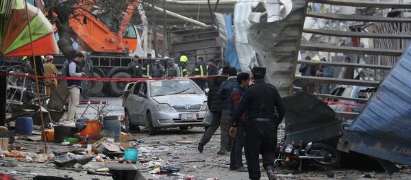 شمار کشته شدگان انفجار امروز به 63 کشته و 151 زخمی افزایش یافت شمار کشته شدگان انفجار امروز به 63 کشته و 151 زخمی افزایش یافت - اسپوتنیک افغانستان