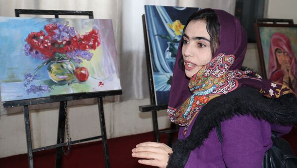 نگاره های از نمایشگاه رسامی بانوان افغانستان - اسپوتنیک افغانستان  