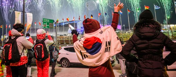 آتش بازی در جریان مراسم افتتاحیه بازی های المپیک - اسپوتنیک افغانستان  