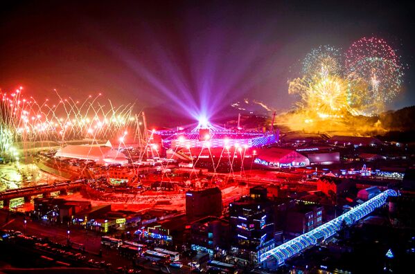 مراسم افتتاحیه بازی های المپیک پیونگ چانگ - اسپوتنیک افغانستان  