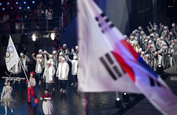 ورزشکاران روس در مراسم افتتاحیه بازی های المپیک - اسپوتنیک افغانستان  