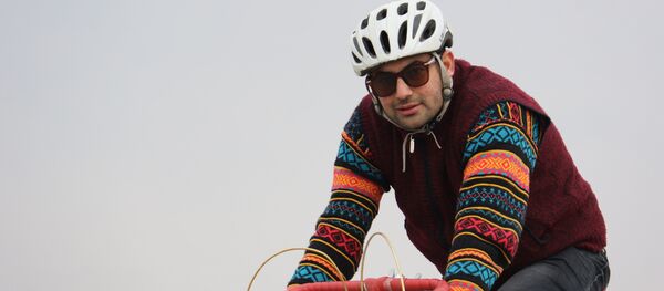 نگاره های از جریان تمرینات بایسکل رانی در کابل - اسپوتنیک افغانستان  