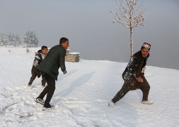 برف باری در کابل به روایت تصویر - اسپوتنیک افغانستان  