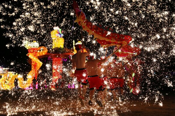 جشن سال نو چینی در شهر سانتسیو - اسپوتنیک افغانستان  
