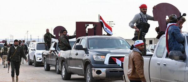 وارد شدن ارتش دولتی سوریه به شهر عفرین وارد شدن ارتش دولتی سوریه به شهر عفرین - اسپوتنیک افغانستان