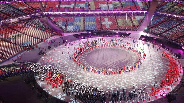 Церемония закрытия XXIII зимних Олимпийских игр в Пхенчхане - اسپوتنیک افغانستان  