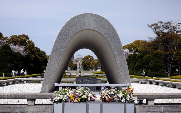 مراسم یادبود از قربانیان بمباران بمب اتمی در هیروشیما - اسپوتنیک افغانستان  
