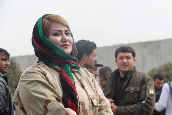حمایت جوانان و فعالین مدنی از نیروهای امنیتی کشور - اسپوتنیک افغانستان  