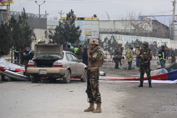 نگاره های از حمله انتحاری امروز کابل - اسپوتنیک افغانستان  