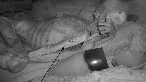 Татуировка на теле мумии возрастом в пять тысяч лет - اسپوتنیک افغانستان  