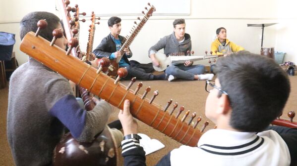 گزارش تصویری از انستیتیوت ملی موسیقی افغانستان - اسپوتنیک افغانستان  