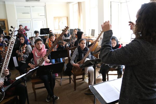 گزارش تصویری از انستیتیوت ملی موسیقی افغانستان - اسپوتنیک افغانستان  