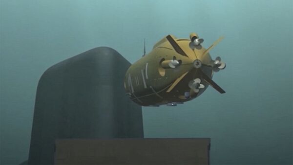 آزمایش جدیدترین کشتی زیردریایی بدون سرنشین روسیه - اسپوتنیک افغانستان  