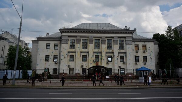 Здание посольства России на Украине в Киеве - اسپوتنیک افغانستان  