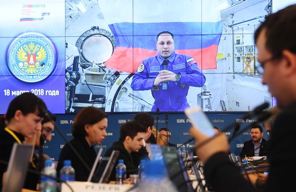 ارتباط با خدمه ایستگاه فضایی بین المللی در طول انتخابات ریاست جمهوری در روسیه - اسپوتنیک افغانستان  