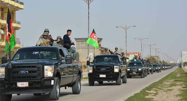 مانور بزرگ نظامی پولیس امن و نظم عامه در شمال افغانستان - اسپوتنیک افغانستان  
