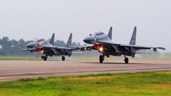 Самолеты Су-30 ВВС Китая - اسپوتنیک افغانستان  