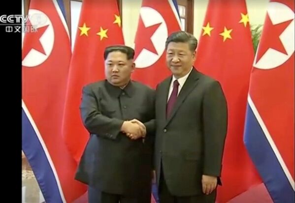 رهبران چین و کوریای شمالی - اسپوتنیک افغانستان  