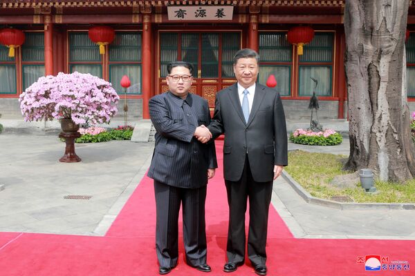 دیدار رهبران چین و کوریای شمالی – بیجنگ، چین - اسپوتنیک افغانستان  