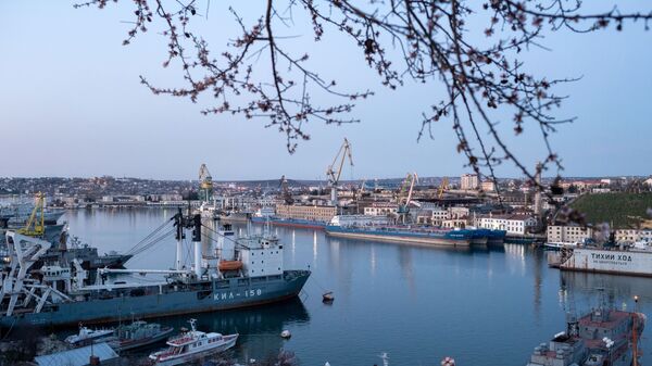 Порт в Севастополе, Крым - اسپوتنیک افغانستان  