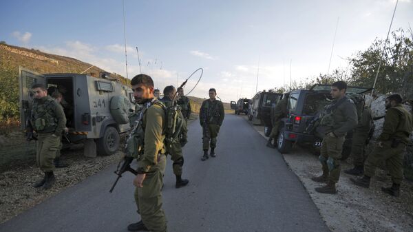 Израильские солдаты в районе Голанских высот на границе с Сирией  - اسپوتنیک افغانستان  