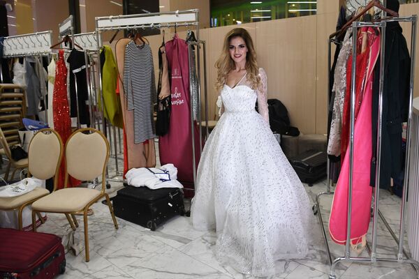شرکت کننده مسابقه  زیبایی دوشیزگان و بانوان روسیه - 2018 در مسکو - اسپوتنیک افغانستان  