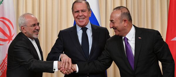 نشست سه جانبه وزرای خارجه روسیه، ترکیه و ایران در مورد سوریه - اسپوتنیک افغانستان  