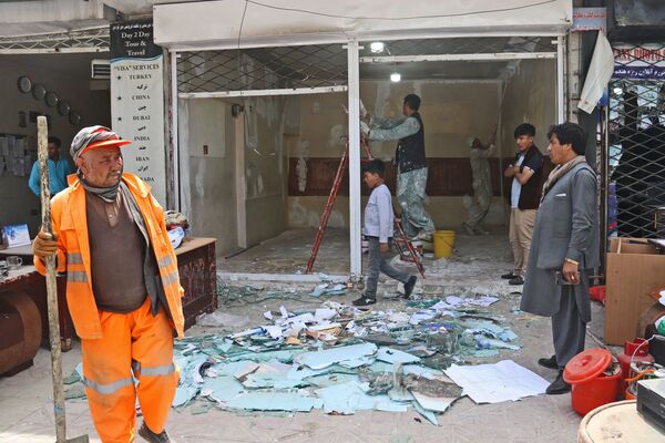 عواقب ناشی از حمله تروریستی در کابل در 9 ماه می - اسپوتنیک افغانستان  