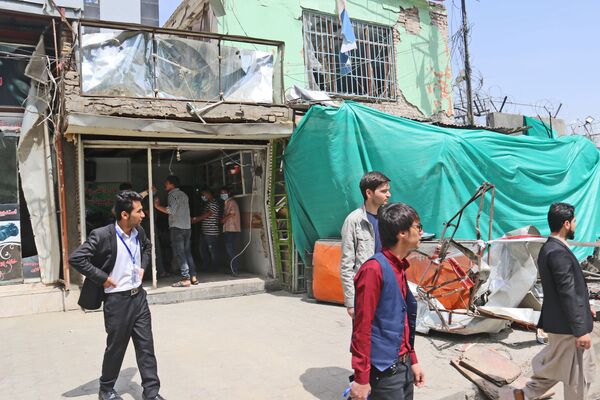 عواقب ناشی از حمله تروریستی در کابل در 9 ماه می - اسپوتنیک افغانستان  