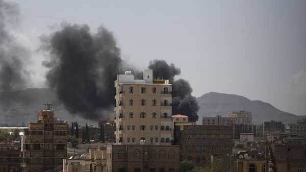 دفاع هوایی عربستان سعودی راکت یمنی را سقوط داد - اسپوتنیک افغانستان  