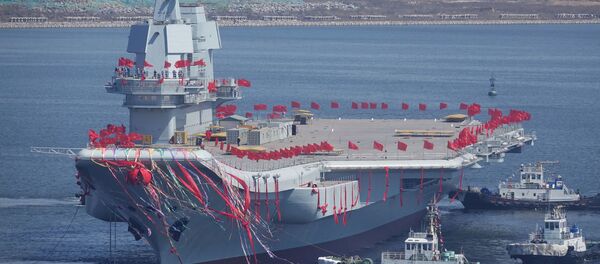 چین اولین کشتی هواپیمابر ساخت خود را آزمایش کرد+ویدیو - اسپوتنیک افغانستان  