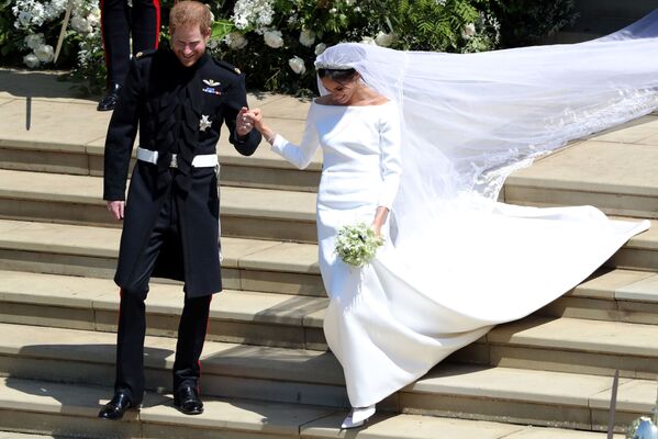 شاهزاده هری و مگان مارکل پس از مراسم عروسی - اسپوتنیک افغانستان  