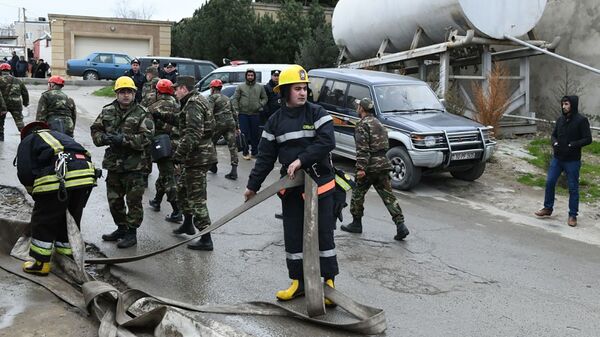انفجار قوی باکو را به لرزه آورد - اسپوتنیک افغانستان  