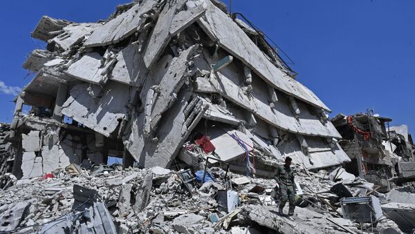 بمباران سوریه توسط جنگندهای ائتلاف بین المللی - اسپوتنیک افغانستان  