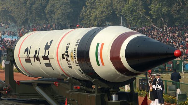 Индийская межконтинентальная баллистическая ракета Агни-5 - اسپوتنیک افغانستان  