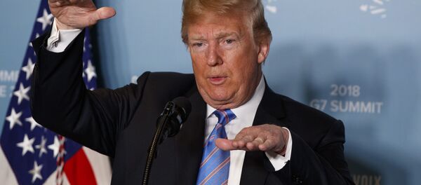 Президент США Дональд Трамп на саммите G7 в Канаде - اسپوتنیک افغانستان  