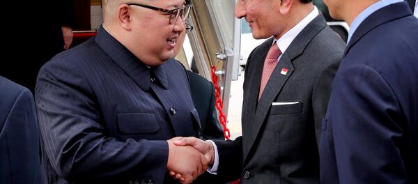 رهبر کوریای شمالی وارد سنگاپور شد/ تدابیر امنیتی بی‌سابقه برای حفاظت از اون+ویدیو - اسپوتنیک افغانستان  