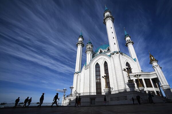 نماز عید سعید فطر در مسجد قل‌شریف – شهر کازان، روسیه - اسپوتنیک افغانستان  