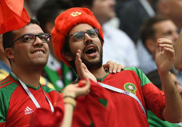 هواداران تیم ملی مراکش در بازی ایران - مراکش - اسپوتنیک افغانستان  